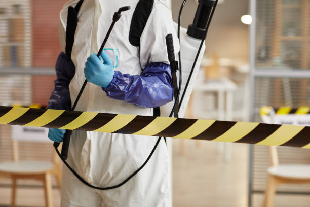 Professional Biohazard Cleanup technician working in Livingston, TX